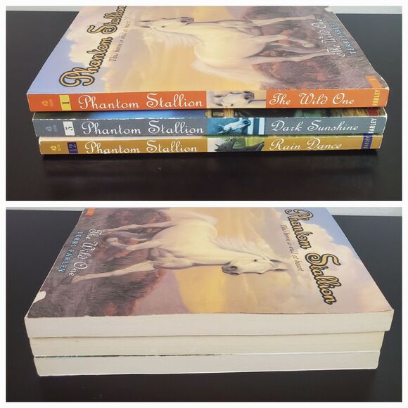 Phantom Stallion Book Lot Of 3 (1, 3, 12) By Terri Farley Paperback Avon - Picture 6 of 13